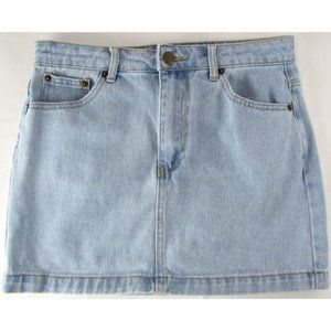 SALE! Denim Jean Blue Short Mini Skirt